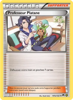 Carte Professeur Platane 107a – Rupture TURBO