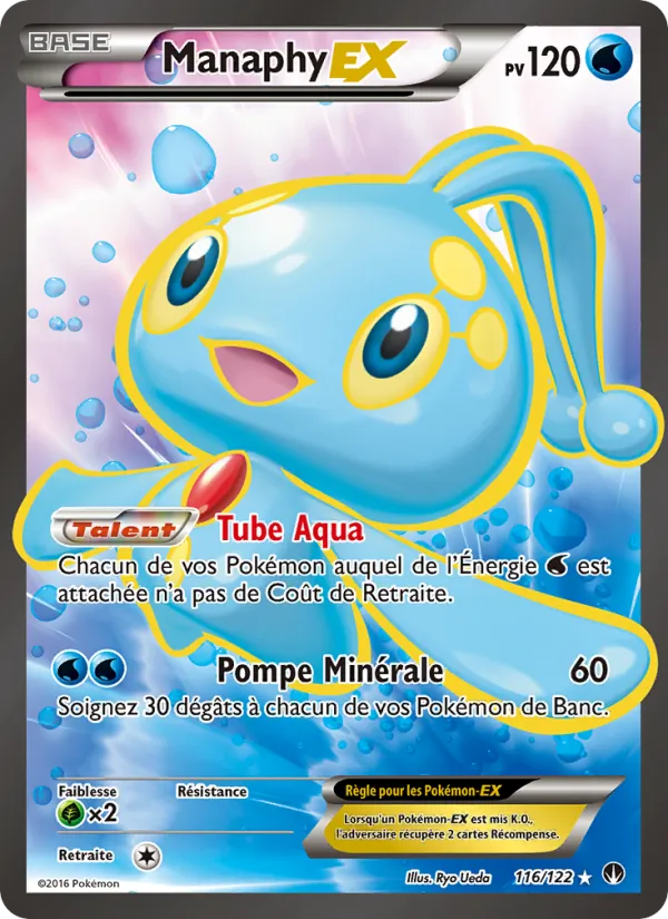 Carte Manaphy EX 116/122 – Rupture TURBO