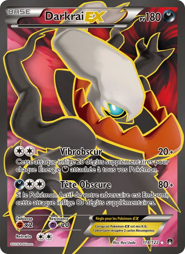 Carte Darkrai EX 118/122 – Rupture TURBO