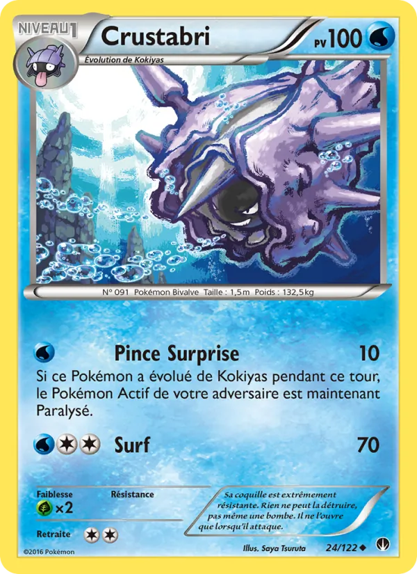Carte Crustabri 24/122 – Rupture TURBO