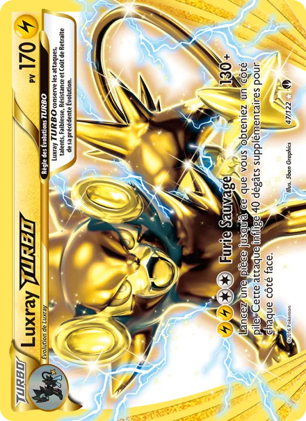 Carte Luxray TURBO 47/122 – Rupture TURBO