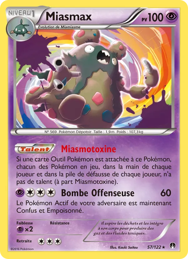 Carte Miasmax 57/122 – Rupture TURBO
