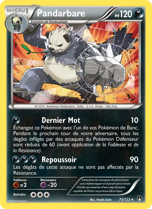 Carte Pandarbare 75/122 – Rupture TURBO