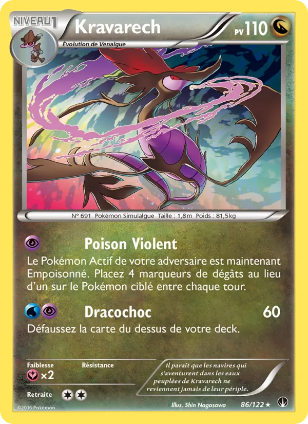 Carte Kravarech 86/122 – Rupture TURBO