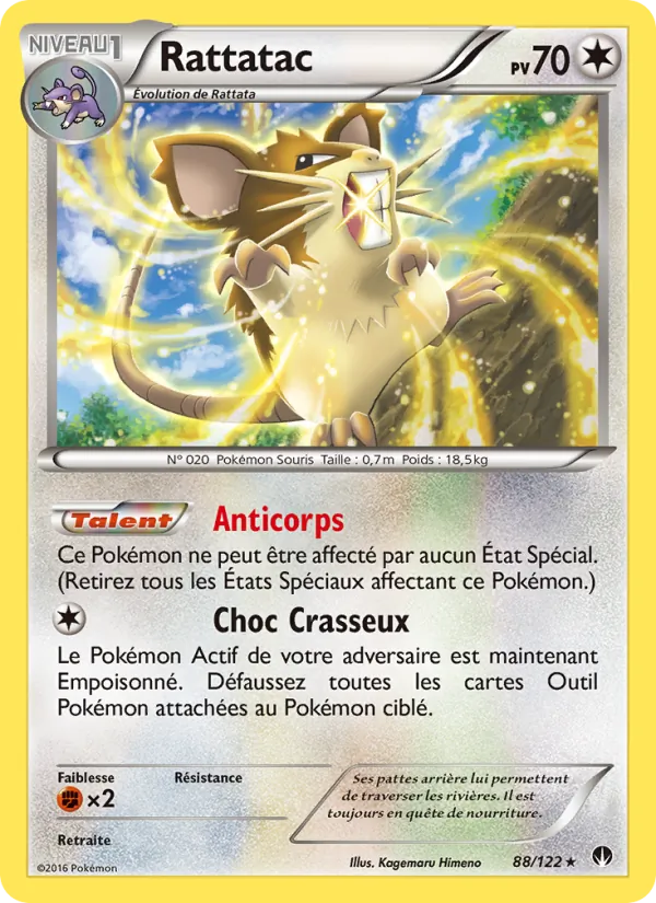 Carte Rattatac 88/122 – Rupture Turbo