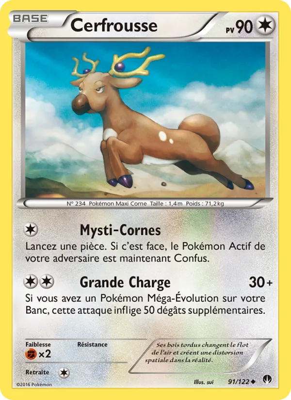 Carte Cerfrousse 91/122 – Rupture Turbo