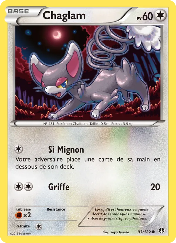 Carte Chaglam 93/122 – Rupture TURBO