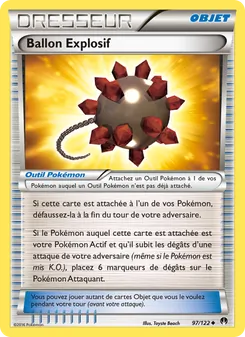Carte Ballon Explosif 97/122 – Rupture TURBO