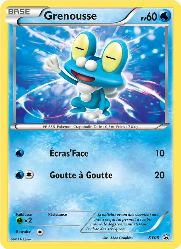 Carte Grenousse XY03 – Promo XY