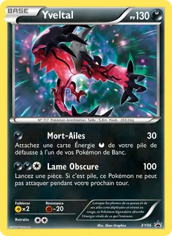 Carte Yveltal XY06 – Promo XY