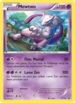 Carte Mewtwo XY100 – Promo XY
