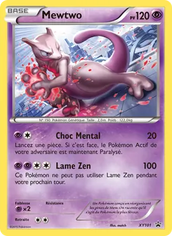 Carte Mewtwo XY101 – Promo XY