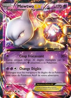 Carte Mewtwo EX XY107 – Promo XY