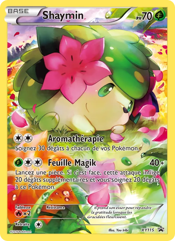 Carte Shaymin XY115 – Promo XY