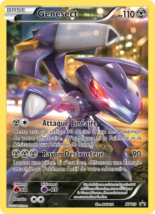 Carte Genesect XY119 – Promo XY