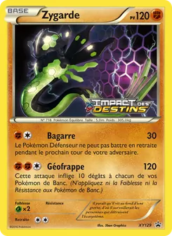 Carte Zygarde XY129 – Promo XY