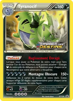Carte Tyranocif XY130 – Promo XY