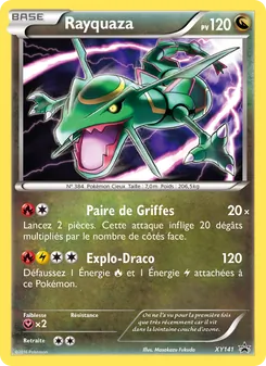 Carte Rayquaza XY141 – Promo XY