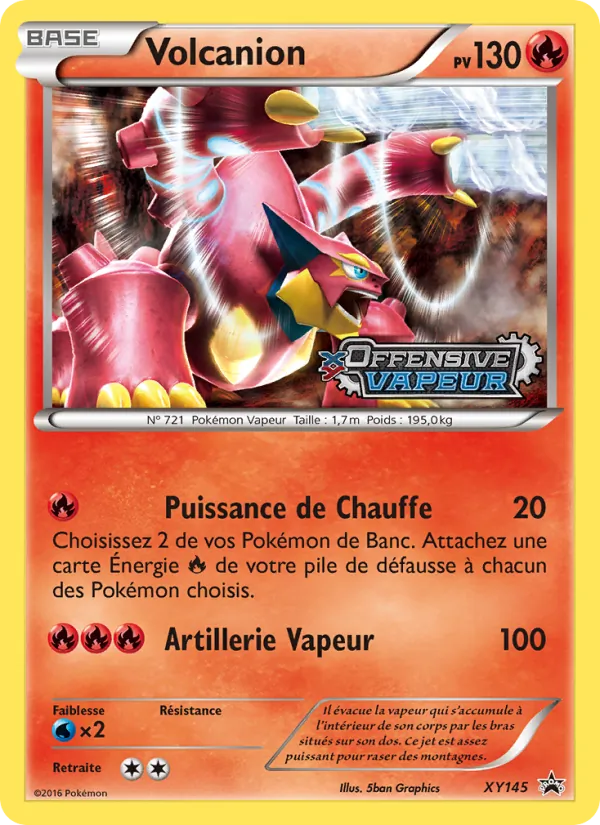 Carte Volcanion XY145 – Promo XY