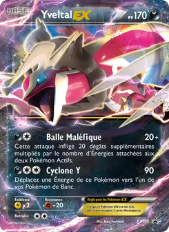 Carte Yveltal EX XY150 – Promo XY