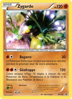 Carte Zygarde XY152 – Promo XY