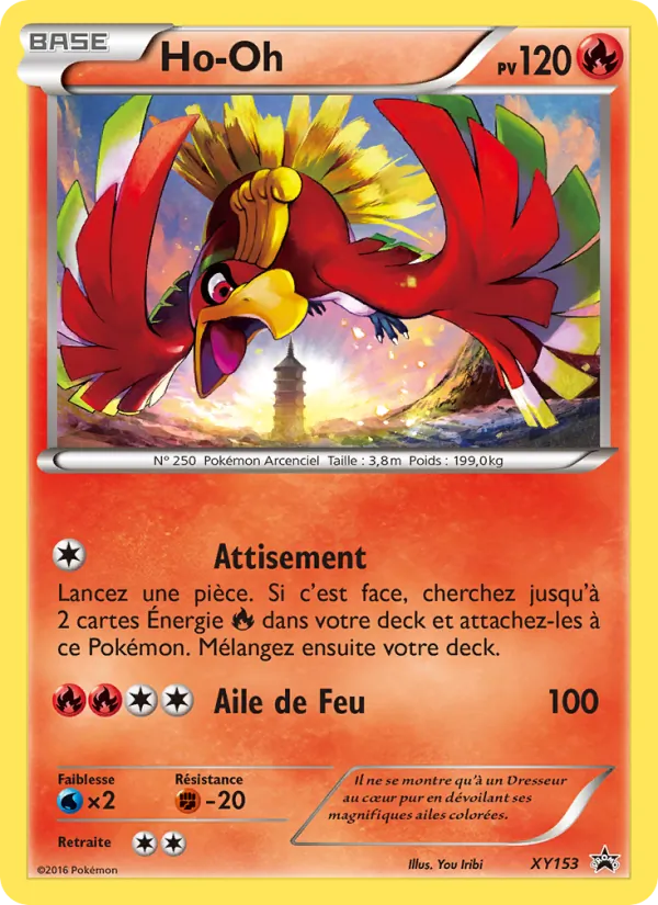 Carte Ho-Oh XY153 – Promo XY