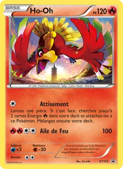 Carte Ho-Oh XY153 – Promo XY