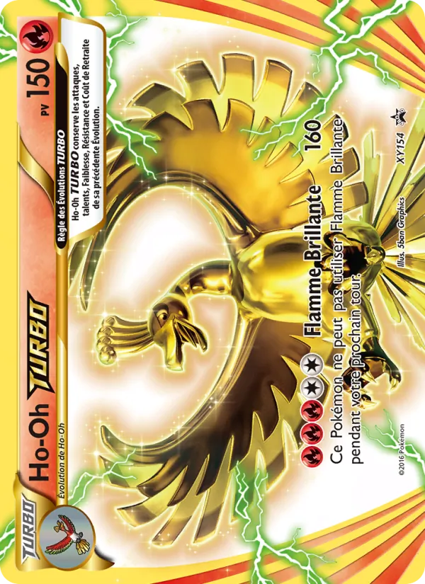 Carte Ho-Oh TURBO XY154 – Promo XY