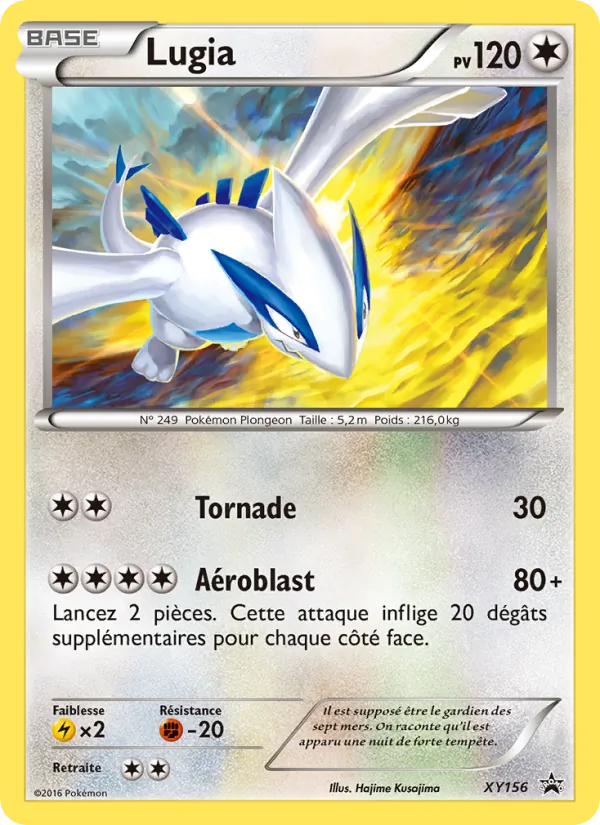 Carte Lugia XY156 – Promo XY