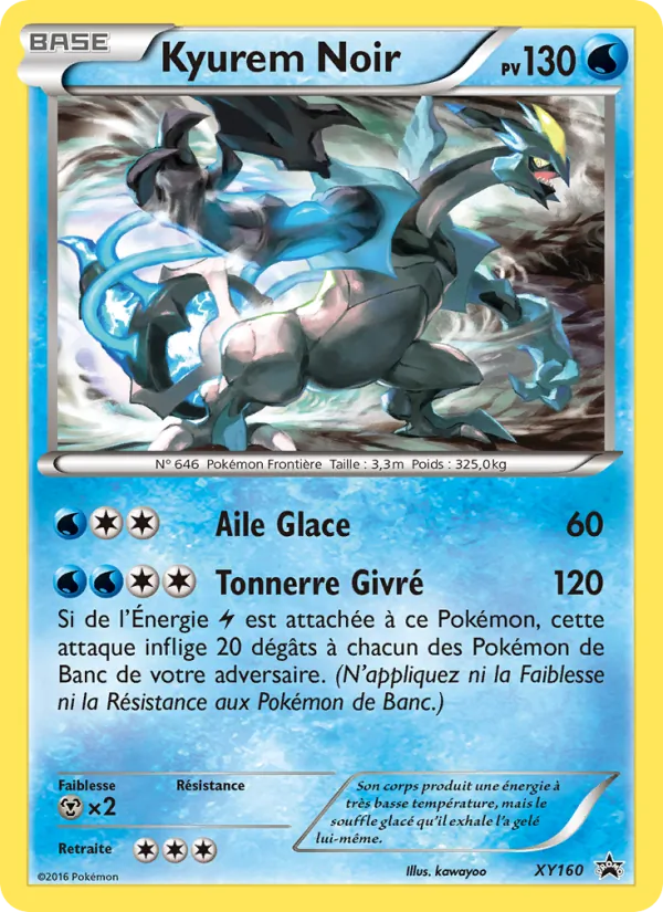 Carte Kyurem Noir XY160 – Promo XY
