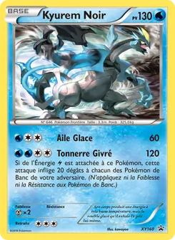 Carte Kyurem Noir XY160 – Promo XY