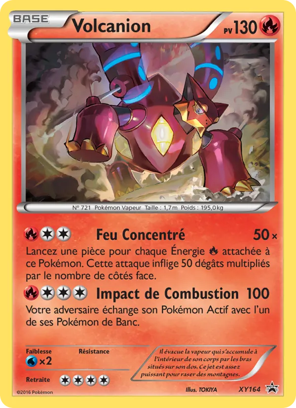 Carte Volcanion XY164 – Promo XY