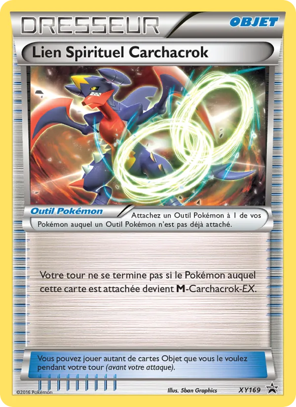 Carte Lien Spirituel Carchacrok XY169 – Promo XY