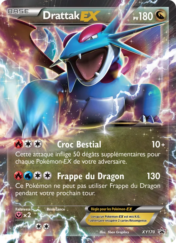 Carte Drattak-EX XY170 – Promo XY