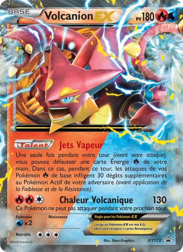 Carte Volcanion-EX XY173 – Promo XY