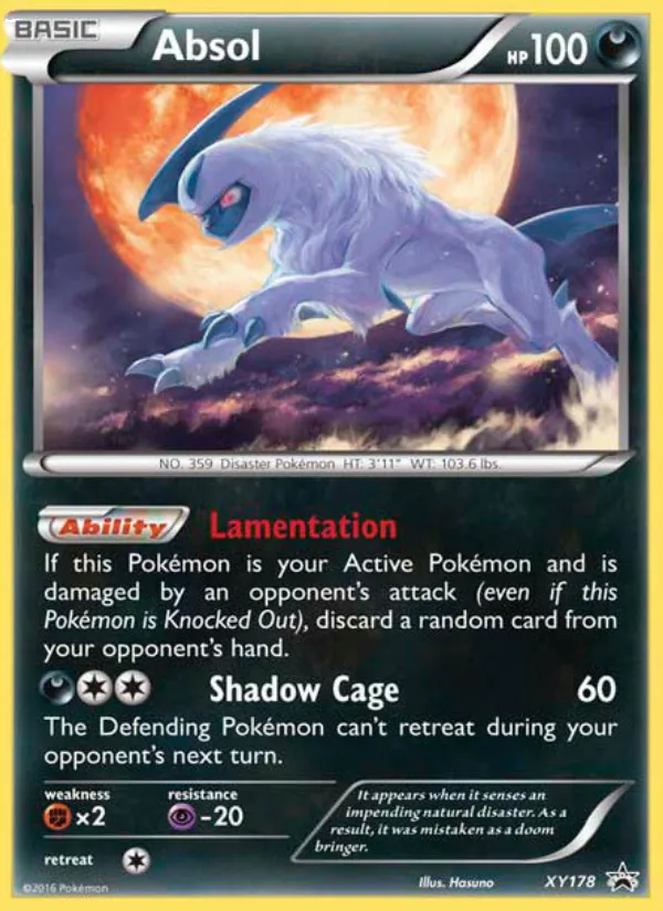 Carte Absol XY178 – Promo XY