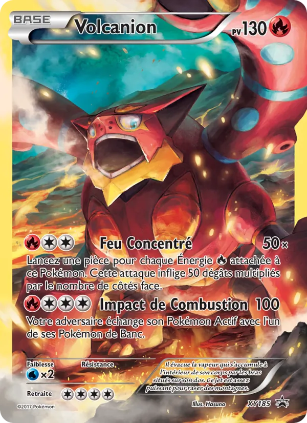 Carte Volcanion XY185 – Promo XY