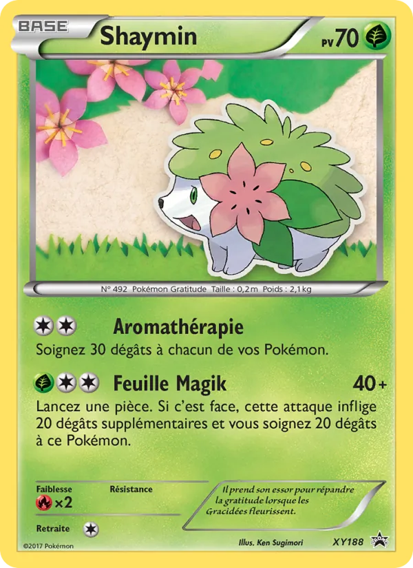 Carte Shaymin XY188 – Promo XY