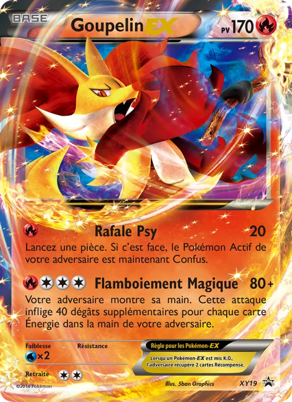 Carte Goupelin EX XY19 – Promo XY