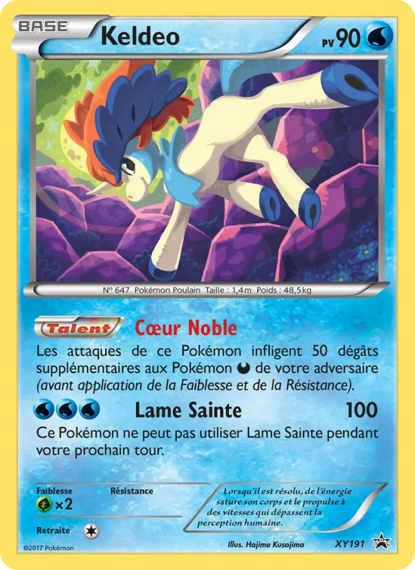 Carte Keldeo XY191 – Promo XY