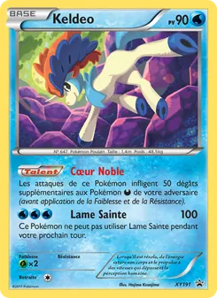 Carte Keldeo XY191 – Promo XY