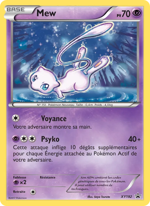 Carte Mew XY192 – Promo XY