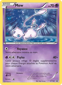 Carte Mew XY192 – Promo XY