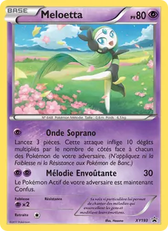 Carte Meloetta XY193 – Promo XY