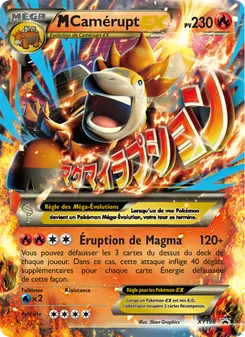 Carte M-Camérupt-EX XY198 – Promo XY