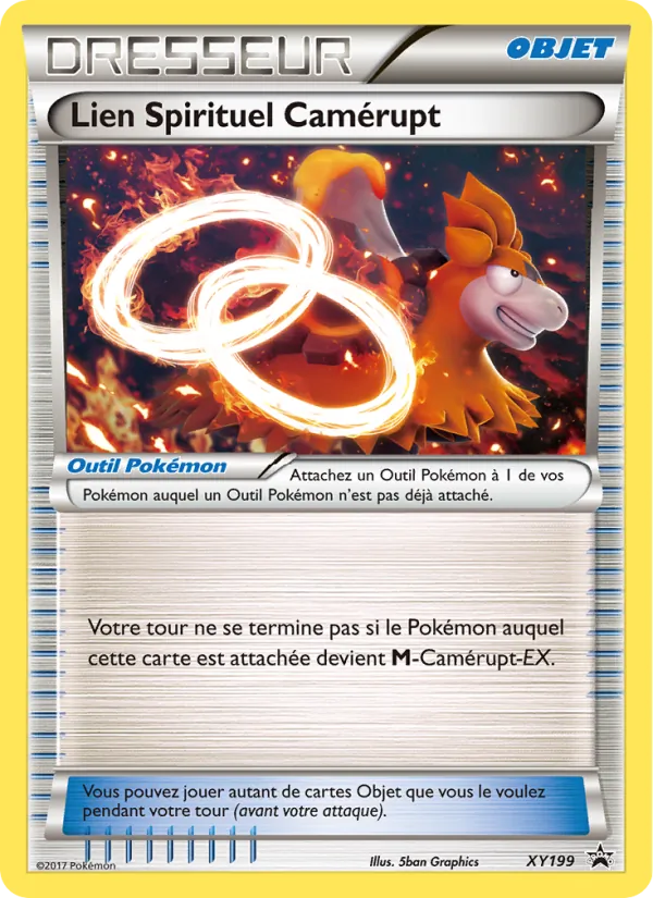 Carte Lien Spirituel Camérupt XY199 – Promo XY