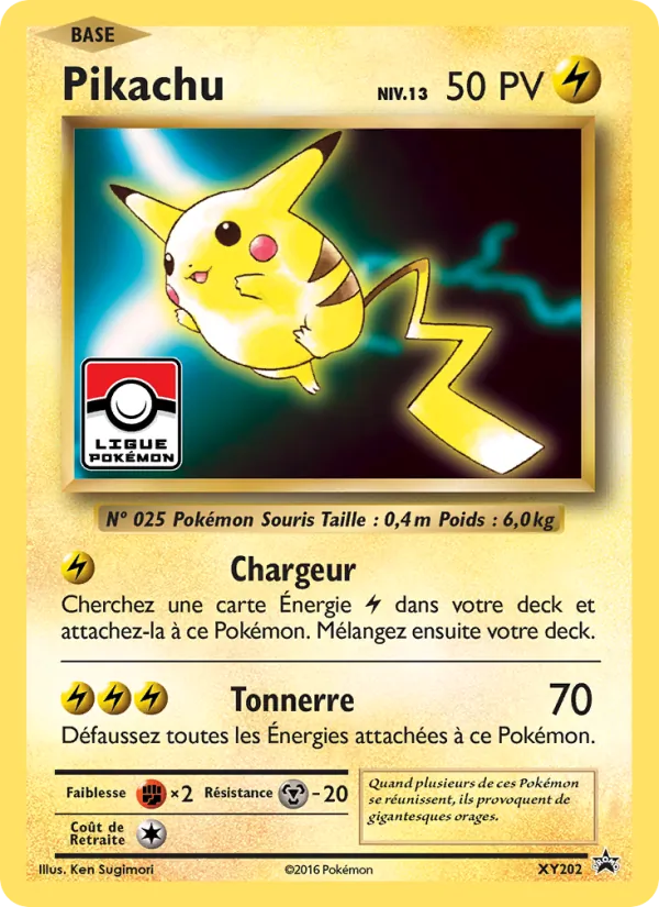Carte Pikachu XY202 – Promo XY