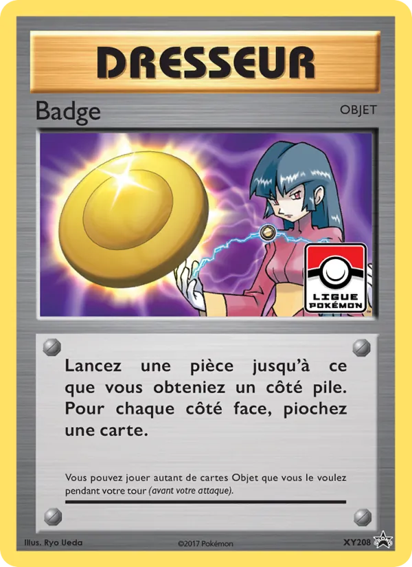 Carte Badge XY208 – Promo XY