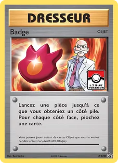 Carte Badge XY209 – Promo XY