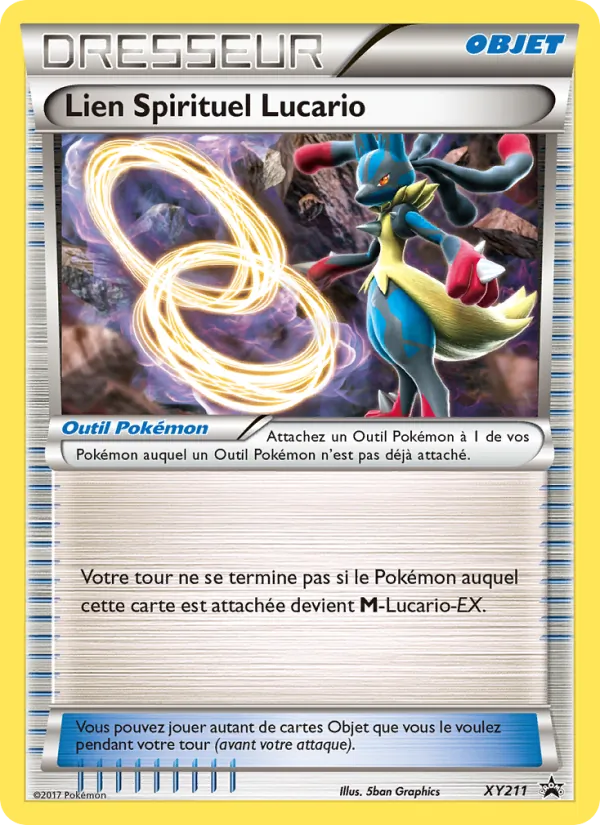 Carte Lien Spirituel Lucario XY211 – Promo XY
